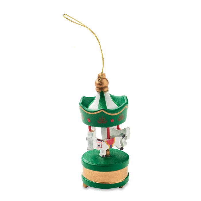 Suspension de Noël carrousel personnalisable Whirl Vert 